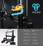He3D 2017 Newest Prusa Ei3 3D Printer Kit with 2 rolls of filament - 3D Printer Universe