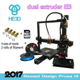 He3D 2017 Newest Prusa Ei3 3D Printer Kit with 2 rolls of filament - 3D Printer Universe