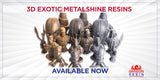 Dragon Resin Fast Cure Exotic Metalshine For MSLA/LCD/DLP/LED 3D Printers - 3D Printer Universe