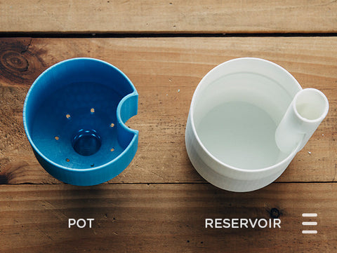 3d print self watering planter 3D Printed DIY Self-Watering Planter