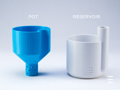 3d print self watering planter 3D Printed DIY Self-Watering Planter